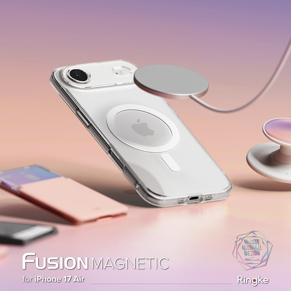 MagSafe Case for Apple iPhone 17 Air, Ringke, Fusion, Matte Transparent