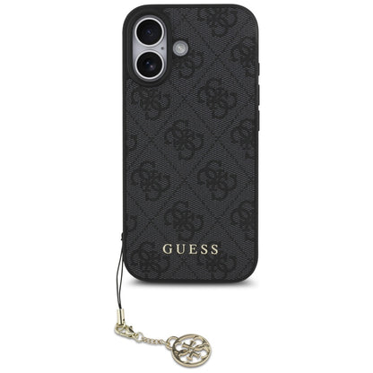 MagSafe Case for Apple iPhone 17, Guess, 4G Charm Cradle, Black