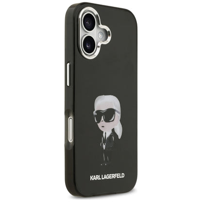 MagSafe Case for Apple iPhone 17, Karl Lagerfeld, IML Aquarelle Karl Ikonik, Black