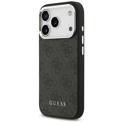 MagSafe Case for Apple iPhone 17 Pro, Guess, 4G Classic Logo, Black