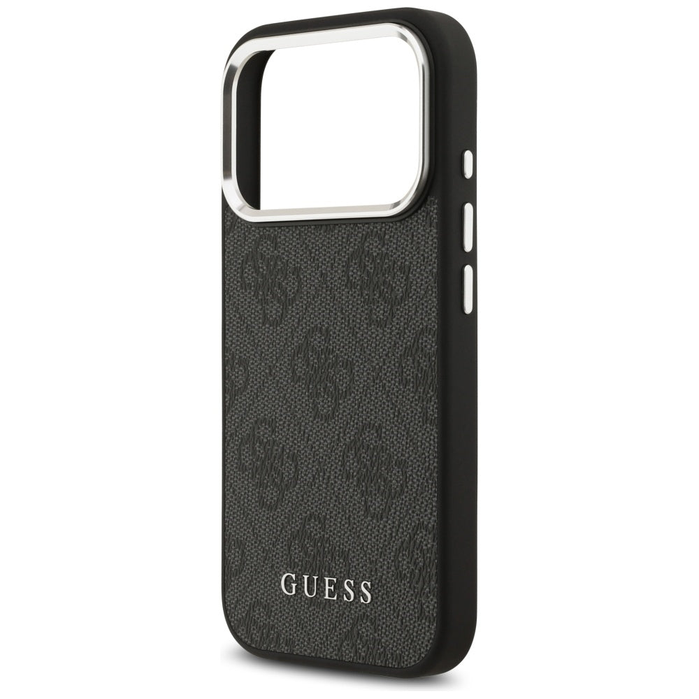MagSafe Case for Apple iPhone 17 Pro, Guess, 4G Classic Logo, Black