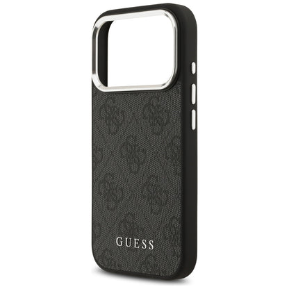 MagSafe Case for Apple iPhone 17 Pro, Guess, 4G Classic Logo, Black