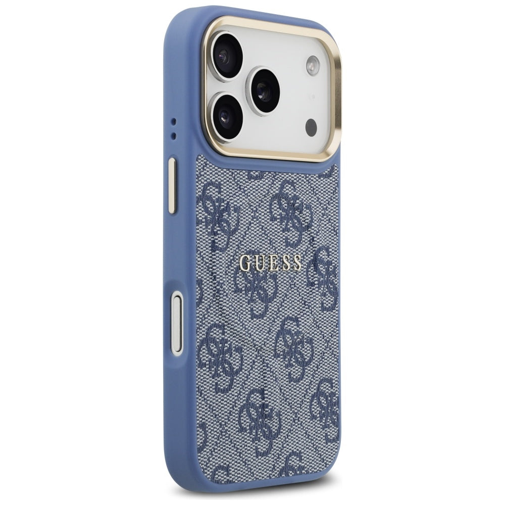 MagSafe Case for Apple iPhone 17 Pro Max, Guess, 4G Classic, Blue