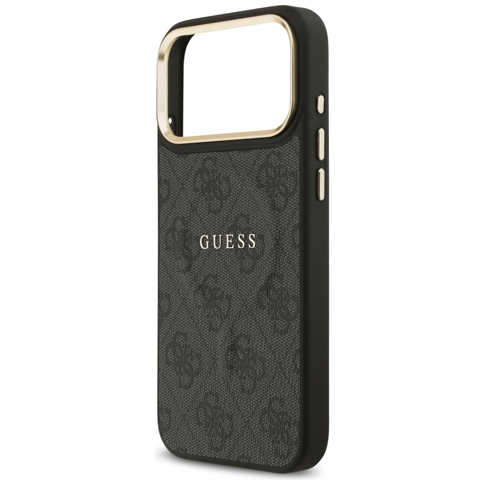 MagSafe Case for Apple iPhone 17 Pro Max, Guess, 4G Classic, Black