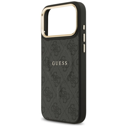 MagSafe Case for Apple iPhone 17 Pro Max, Guess, 4G Classic, Black