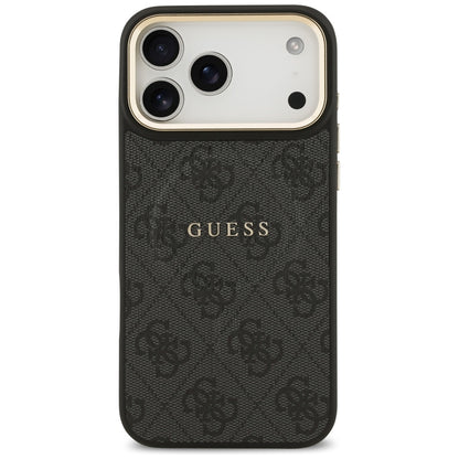 MagSafe Case for Apple iPhone 17 Pro Max, Guess, 4G Classic, Black