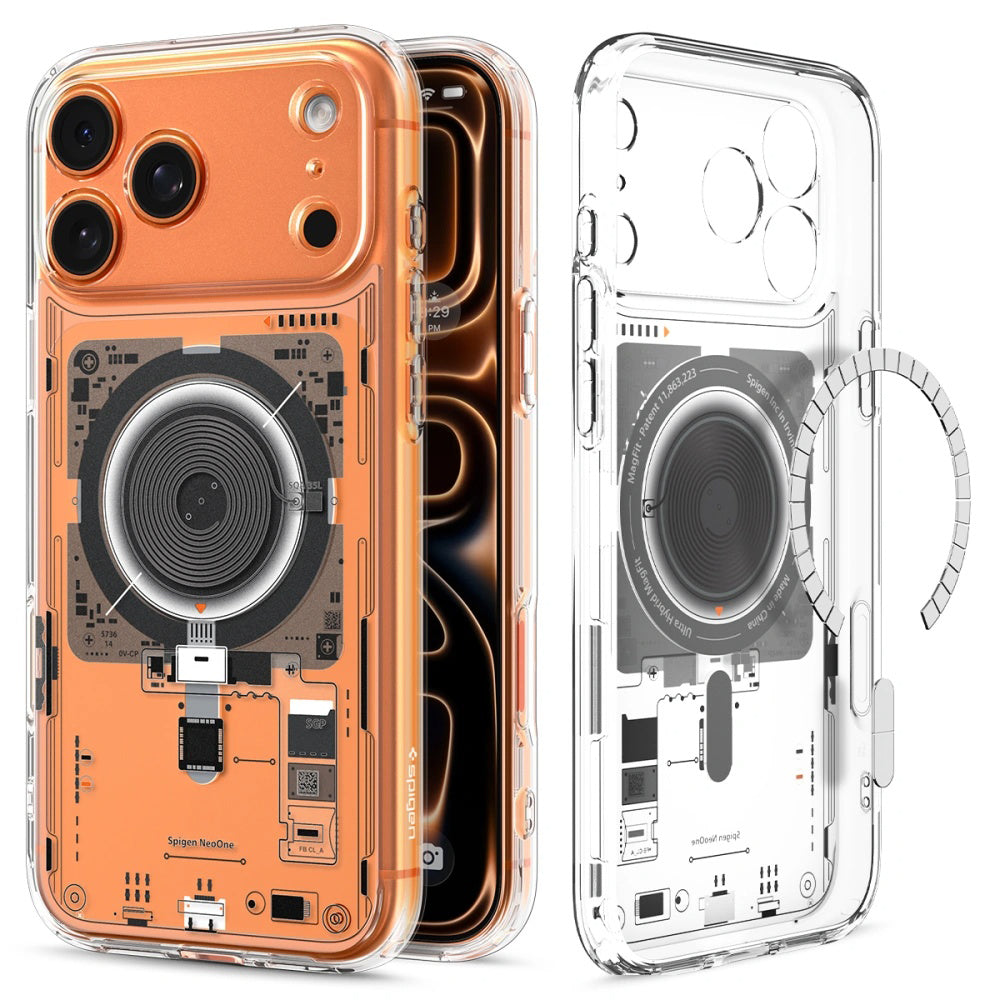 MagSafe Case for Apple iPhone 17 Pro Max, Spigen, Ultra Hybrid Neo One, Transparent