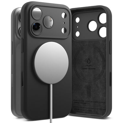 MagSafe Case for Apple iPhone 17 Pro, Ringke, Silicone, Black