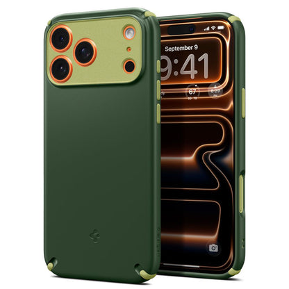 MagSafe Case for Apple iPhone 17 Pro, Spigen, Caseology Nano Pop Hybrid, Green ACS11150