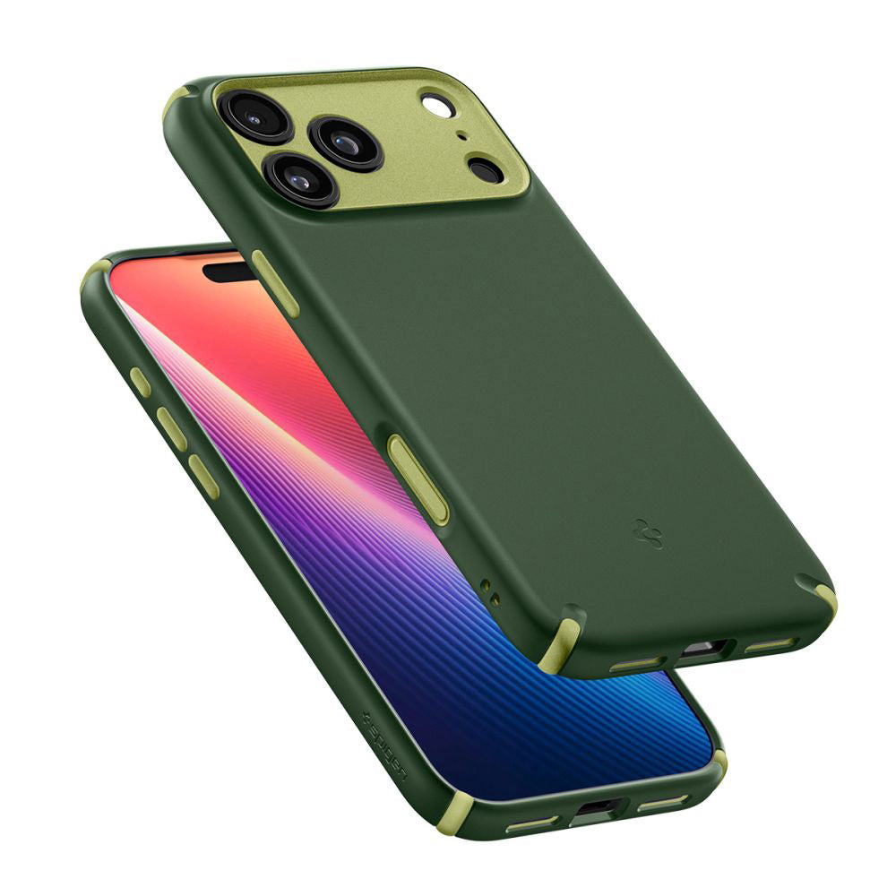 MagSafe Case for Apple iPhone 17 Pro, Spigen, Caseology Nano Pop Hybrid, Green ACS11150