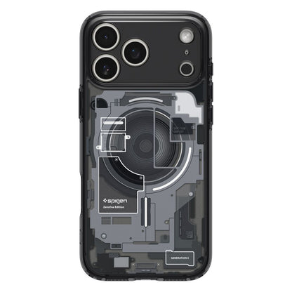 MagSafe Case for Apple iPhone 17 Pro, Spigen, Ultra Hybrid Zero One, Black