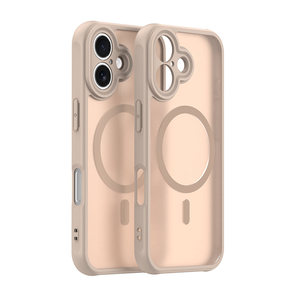 MagSafe Case for Apple iPhone 17, Techsuit, HaloFrost II, Gold