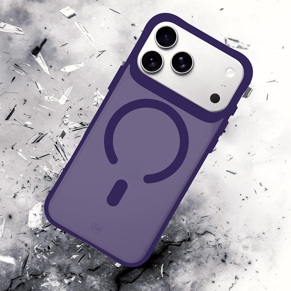 MagSafe Case for Apple iPhone 18 Pro / 17 Pro, 3MK, Smoke MagCase, Purple