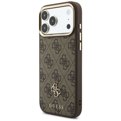 MagSafe Case for Apple iPhone 18 Pro / 17 Pro, Guess, 4G Cardslot, Brown