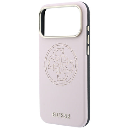 MagSafe Case for Apple iPhone 18 Pro / 17 Pro, Guess, Perforated 4G, Pink