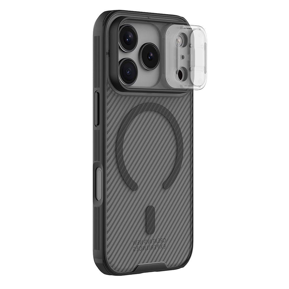 MagSafe Case for Apple iPhone 18 Pro / 17 Pro, Nillkin, CamShield Pro, Transparent Black