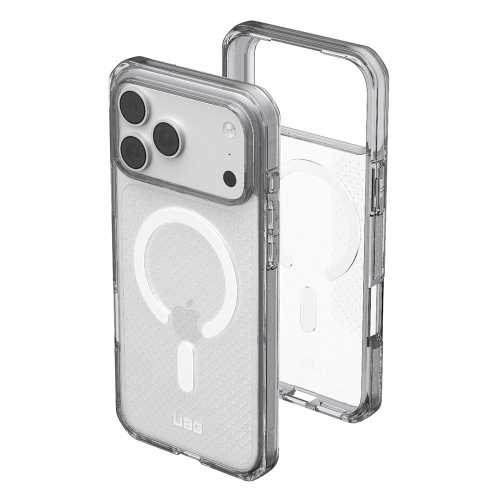 MagSafe Case for Apple iPhone 18 Pro / 17 Pro, Urban Armor Gear, Dot, Silver