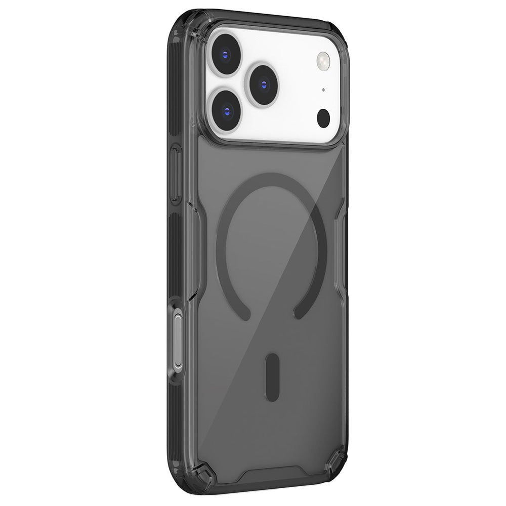 MagSafe Case for Apple iPhone 18 Pro Max / 17 Pro Max, Nillkin, Nature Pro, Transparent Black