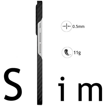 MagSafe Case for Apple iPhone 18 Pro Max / 17 Pro Max, Techsuit, Aramid Fiber, Black