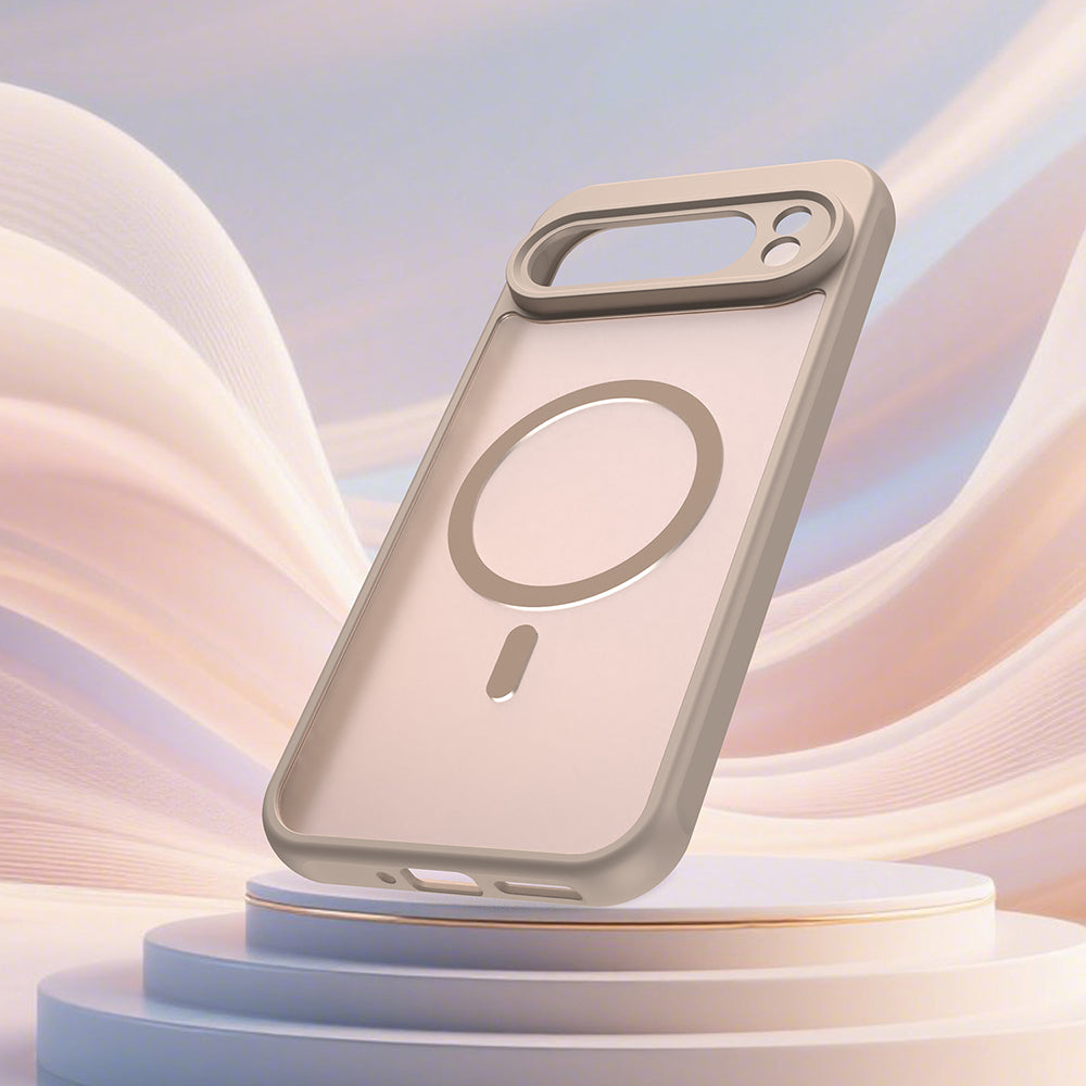 MagSafe Case for Google Pixel 10 Pro, Techsuit, HaloFrost II, Gold