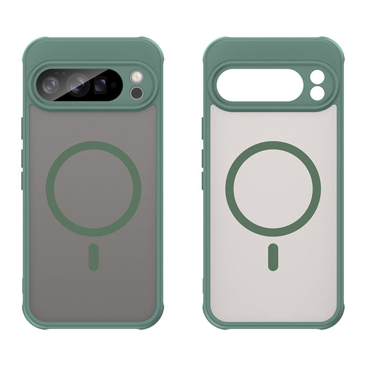 MagSafe Case for Google Pixel 10 Pro XL, Techsuit, HaloFrost II, Green