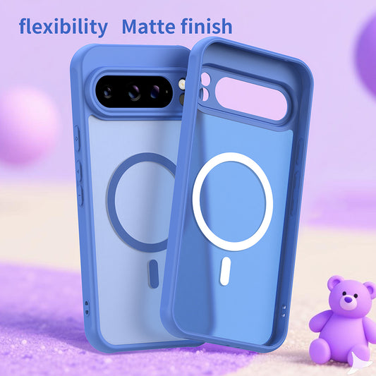 MagSafe Case for Google Pixel 10, Techsuit, HaloFrost II, Blue