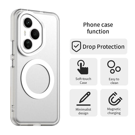 MagSafe Case for Honor 400 Pro, Techsuit, CandyCase, White