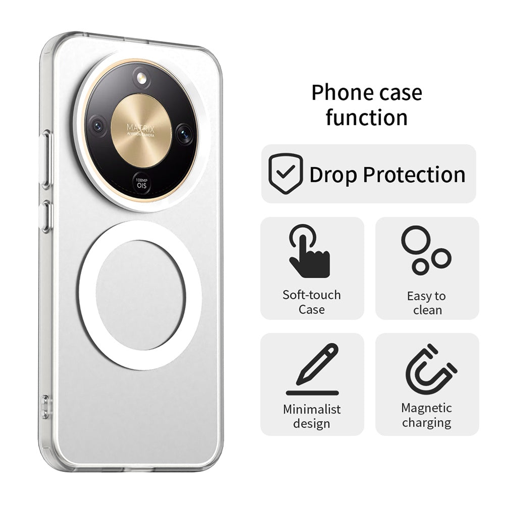 MagSafe Case for Honor Magic8 Lite, Techsuit, CandyCase, White