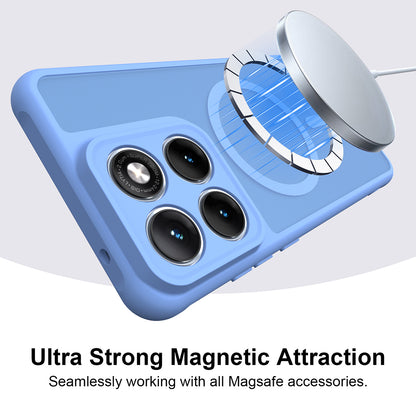 MagSafe Case for Motorola Edge 70 Fusion, Techsuit, HaloFrost II, Blue