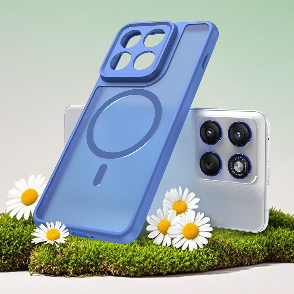 MagSafe Case for Motorola Edge 70, Techsuit, HaloFrost II, Blue