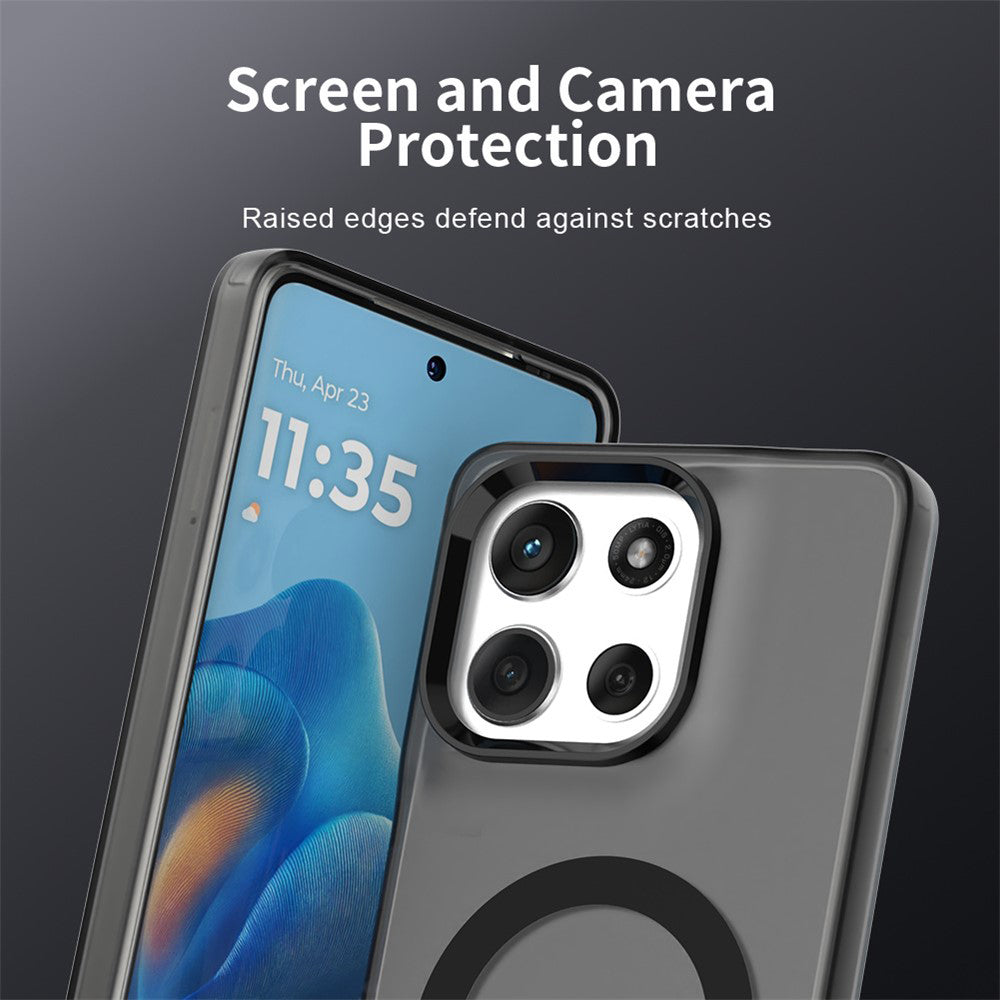 MagSafe Case for Motorola Moto G86, Techsuit, CandyCase, Black