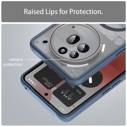 MagSafe Case for Nothing Phone (3a) Pro, Techsuit, HaloFrost II, Navy Blue