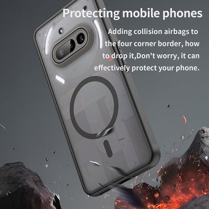 MagSafe Case for Nothing Phone (3a), Techsuit, HaloFrost II, Black