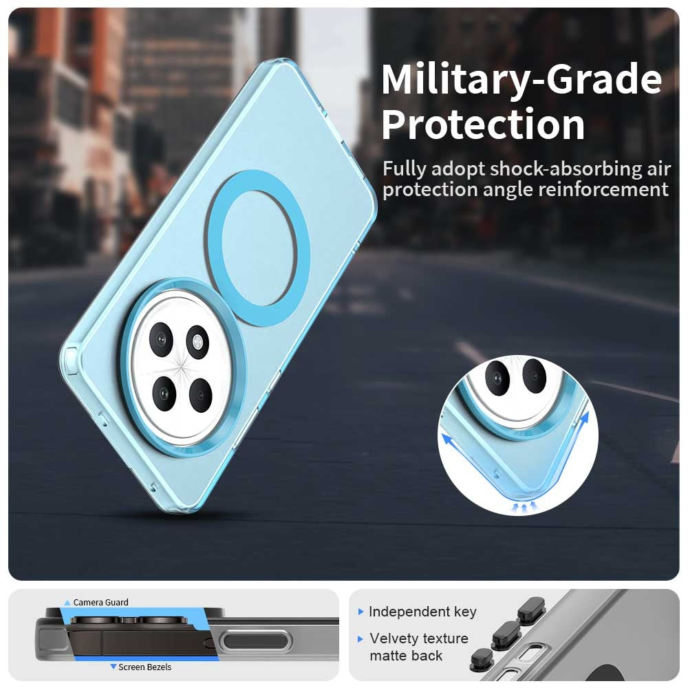 MagSafe Case for Oppo Reno12 FS 5G / Reno12 FS 4G / Reno12 F 4G / Reno12 F, Techsuit, CandyCase, Blue