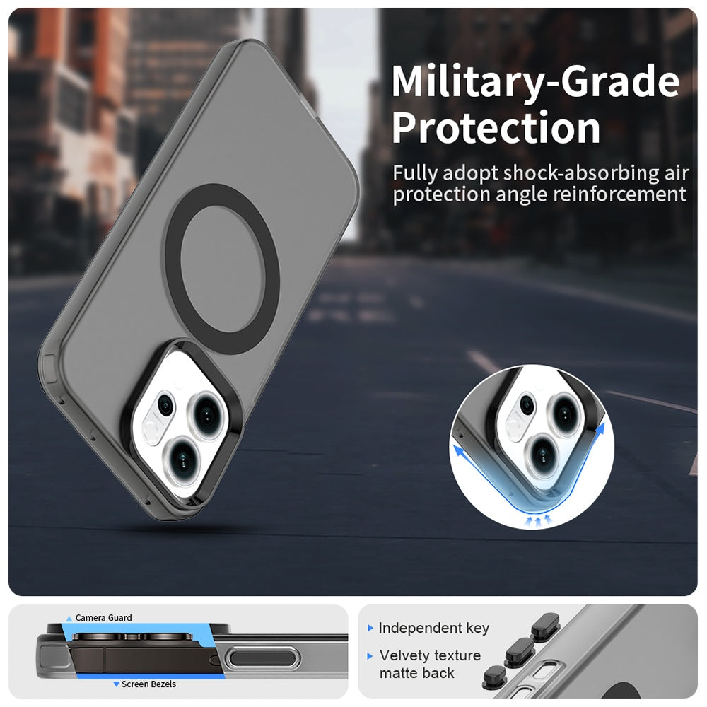 MagSafe Case for Oppo Reno14, Techsuit, CandyCase, Black