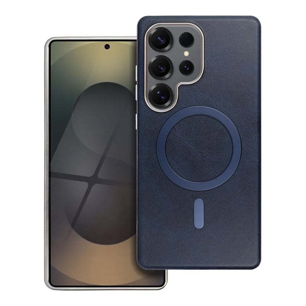 MagSafe Case for Samsung Galaxy A56 A566, OEM, Gentleman Mag, Navy Blue