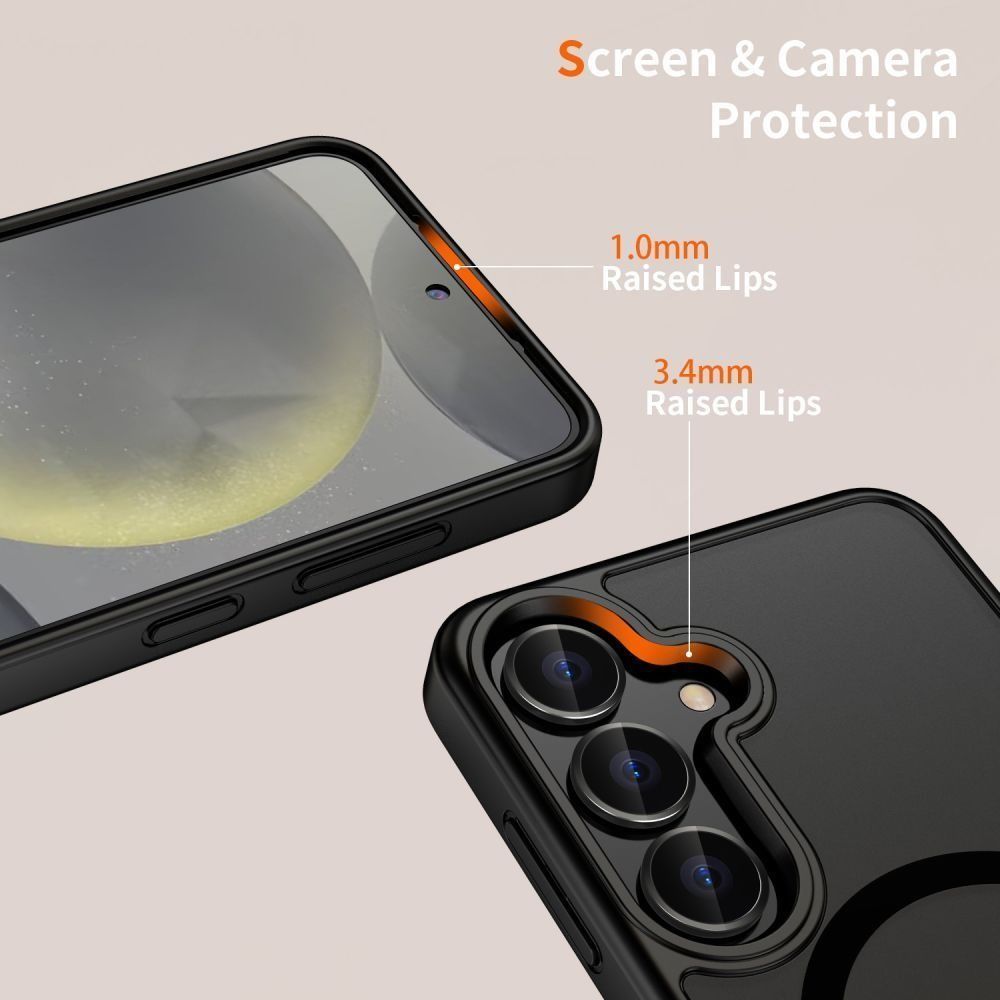 MagSafe Case for Samsung Galaxy A37 5G / A56 A566 / A36 A366, Tech-Protect, Magmat, Matte Black