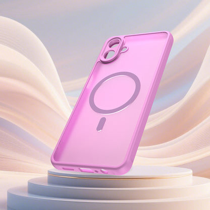 MagSafe Case for Samsung Galaxy A07 4G A075, Techsuit, HaloFrost II, Pink