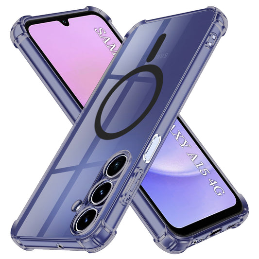 MagSafe Case for Samsung Galaxy A15 5G A156 / A15 A155, Techsuit, Shockproof Clear, Smoke