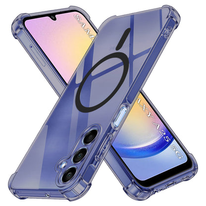 MagSafe Case for Samsung Galaxy A25 A256, Techsuit, Shockproof Clear, Smoke