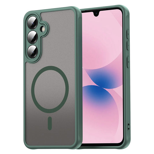 MagSafe Case for Samsung Galaxy A27 5G, Techsuit, HaloFrost II, Green