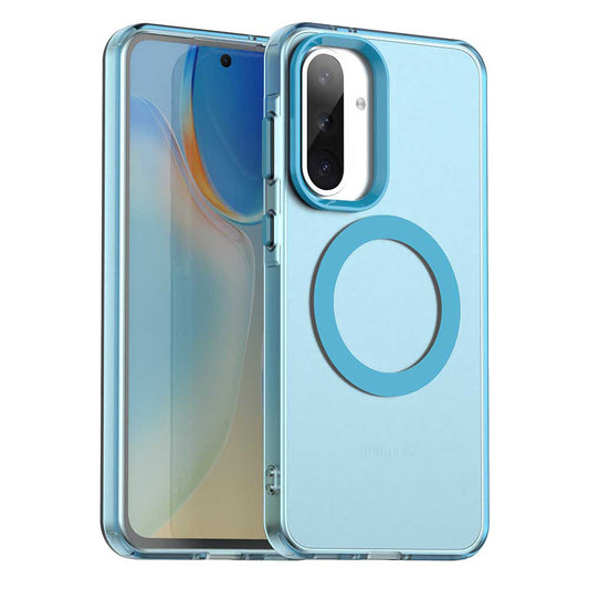 MagSafe Case for Samsung Galaxy A36 A366, Techsuit, CandyCase, Blue