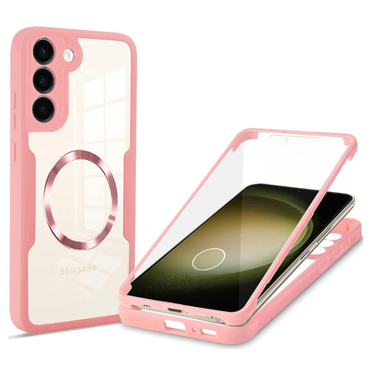 MagSafe Case for Samsung Galaxy S23+ S916, Techsuit, ColorVerse 360, Pink