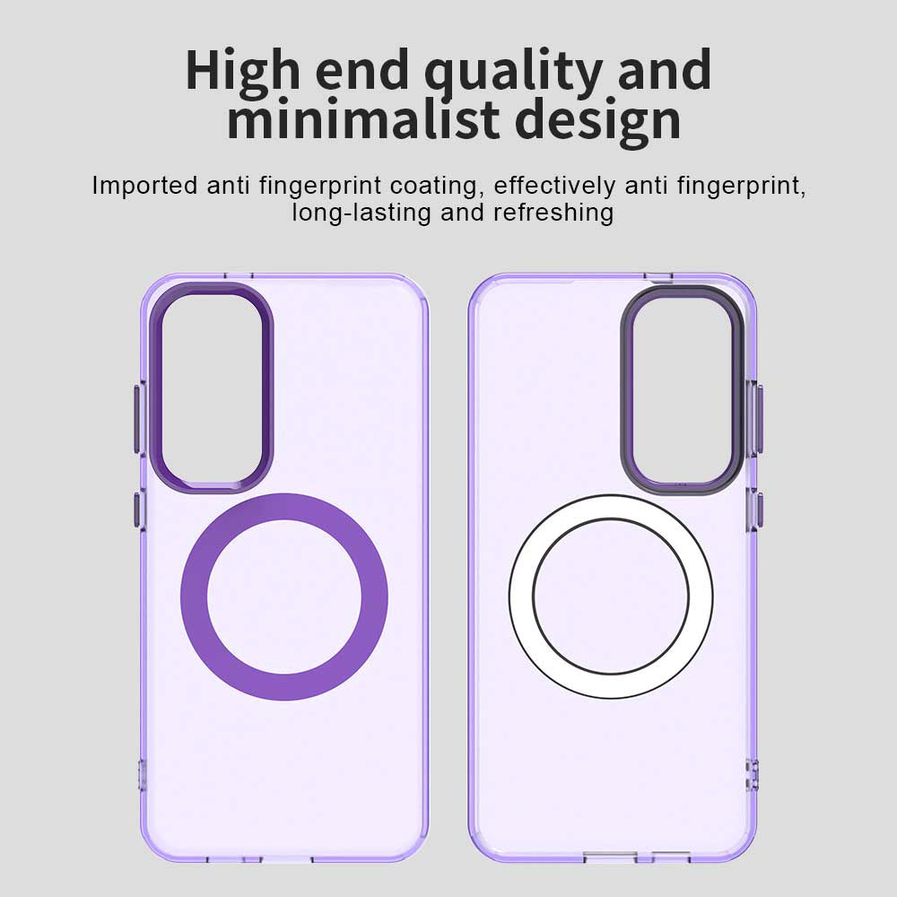 MagSafe Case for Samsung Galaxy S24 FE S721, Techsuit, CandyCase, Purple