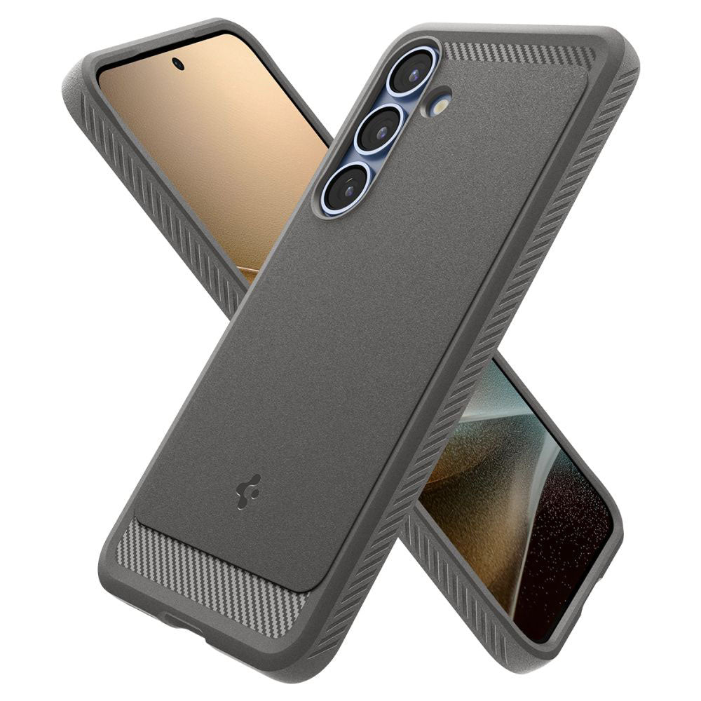 MagSafe Case for Samsung Galaxy S25 S931, Spigen, Rugged Armor, Gray ACS08999