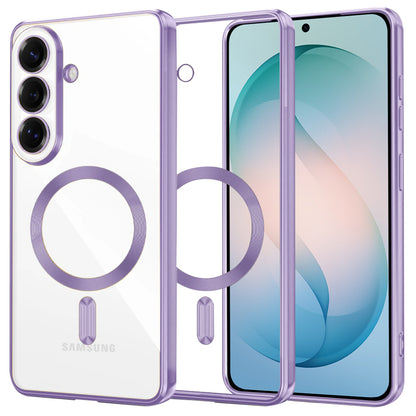 MagSafe Case for Samsung Galaxy S26 Plus, Techsuit, Luxury Crystal, Light Purple