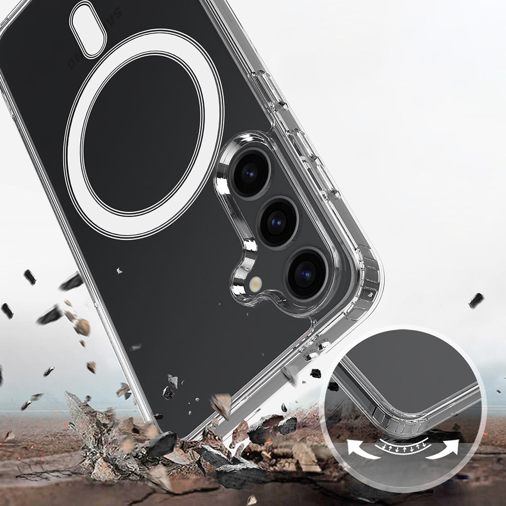 MagSafe Case for Samsung Galaxy S26 Plus, Techsuit, Pro, Transparent