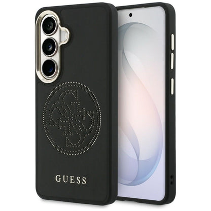 MagSafe Case for Samsung Galaxy S26 S942, Guess, Perforated Logo, Black