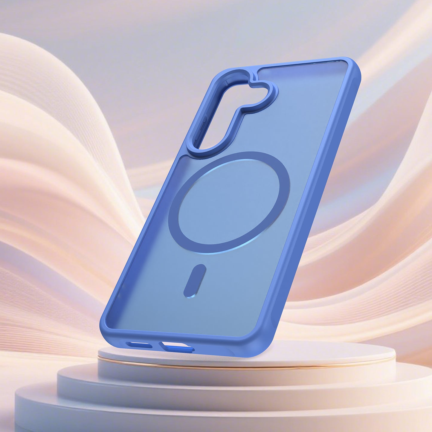 MagSafe Case for Samsung Galaxy S26, Techsuit, HaloFrost II, Blue