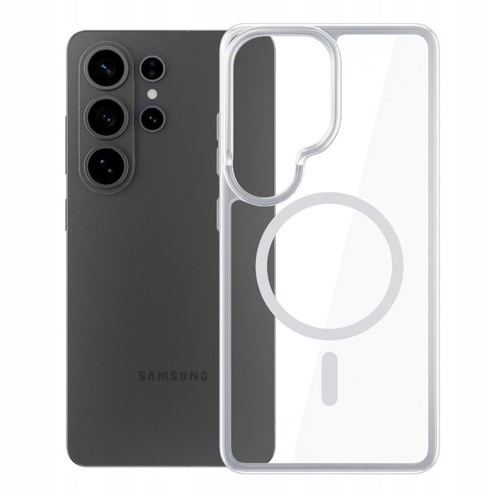 MagSafe Case for Samsung Galaxy S26 Ultra S948, 3MK, Armor MagCase, Transparent